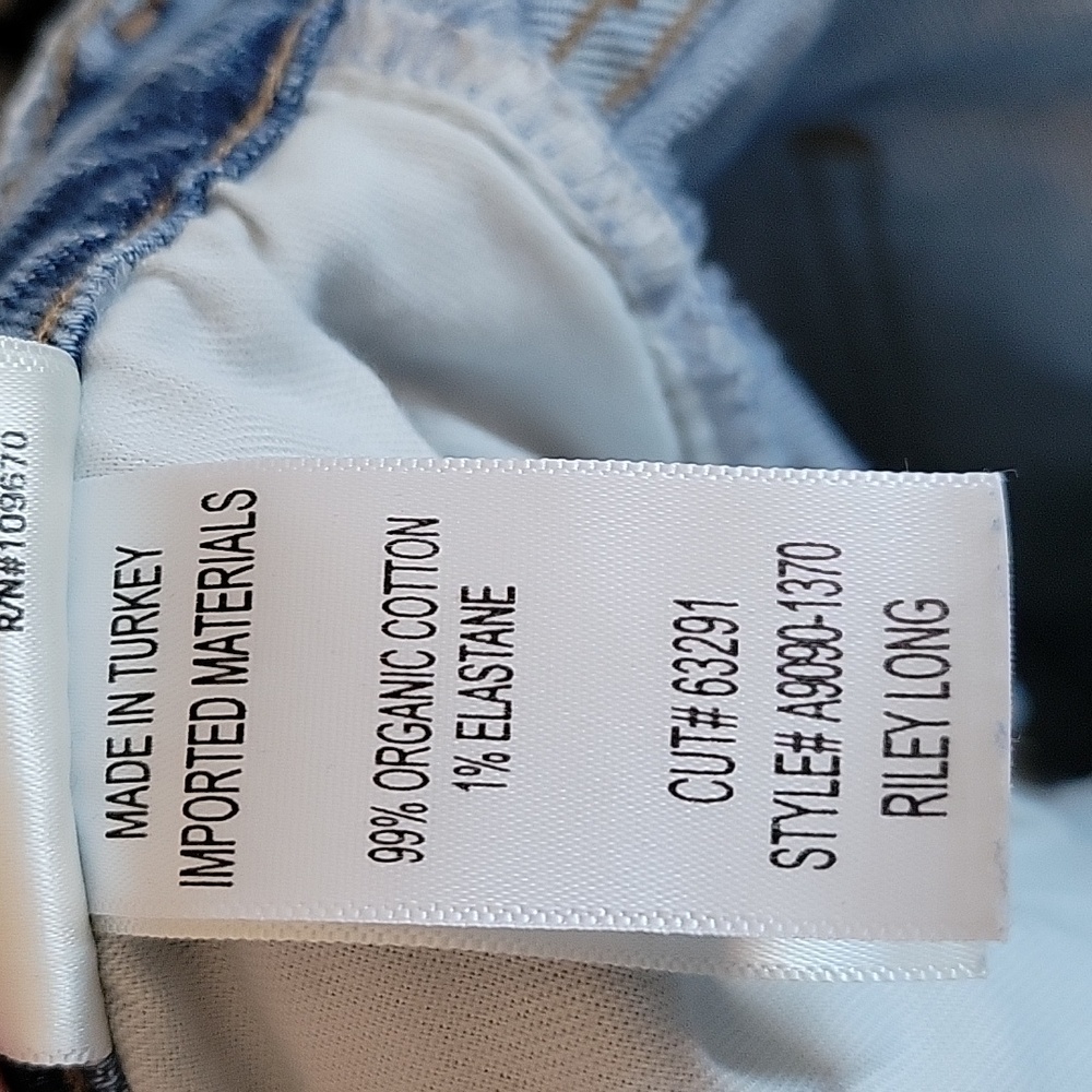 Agolde Riley Long Sz 28